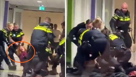 Hollanda'da Sığınmacı Kadına Uygulanan Şiddet Kameralara Yansıdı