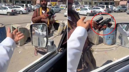 Yemen'de trafikte silah satışı görüntüleri sosyal medyada yayıldı
