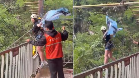 Sichuan'da Bungee Kazasında Kadın Hayatını Kaybetti