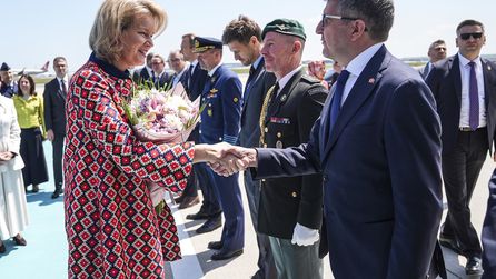 Belçika Kraliçesi Mathilde Türkiye'de 428 yatırımcıyla birlikte