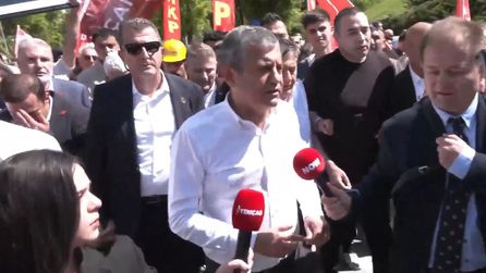 Özgür Özel Anıtkabir yürüyüşünde Kılıçdaroğlu'na yanıt verdi