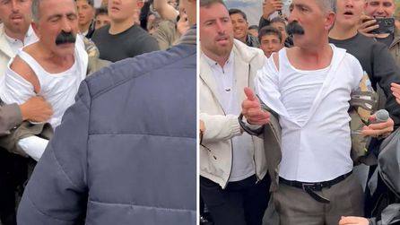 Tıvorlu İsmail kutlamalarda izdiham nedeniyle zor anlar yaşadı