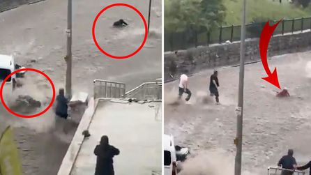 Ankara'da sağanak yağış sonrası sel felaketi yaşandı