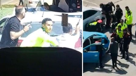 Gaziantep'te taksiciyi rehin alan çift gözaltına alındı