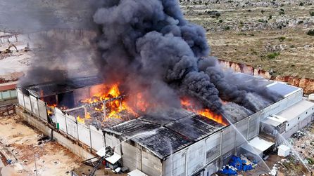 Gaziantep'te tekstil fabrikasında yangın başladı