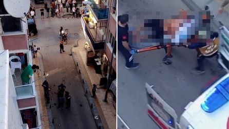 Yalova'da mahalleli öfkeli bir şekilde bıçaklama olayına müdahale etti