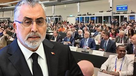 Cenevre'deki ILO Konferansında İsrailli Diplomata Protesto