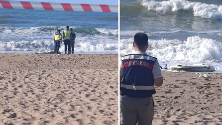 Bartın'da plajda insansız hava aracı alarmı, alan boşaltıldı