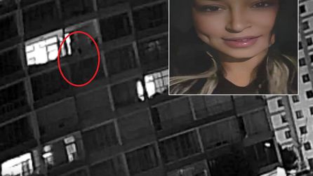 Balkondan düşen Türkan Biçer'in son anları güvenlik kamerasında