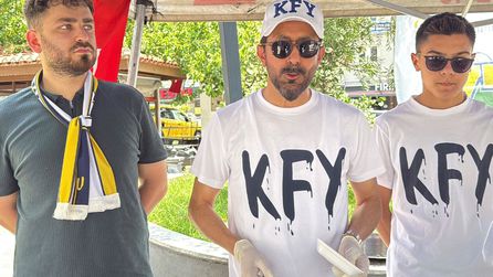 Fenerbahçe taraftarları Muğla'da Aziz Yıldırım için lokma hayrı düzenledi