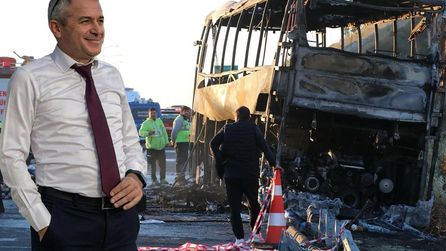 Denizli'deki otobüs kazasında 8 kişi hayatını kaybetti