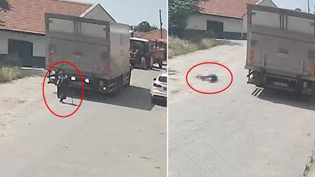 Kırıkkale'de geri manevra yapan kamyon yaşlı kadına çarptı