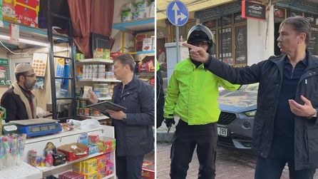 Bahçelievler'de ruhsatsız tatlıcı dükkanı mühürlendi