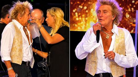 Rod Stewart konserinde sağlık sorunu yaşadı