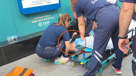 Samsun'da sıcak hava hamile kadını bayılttı