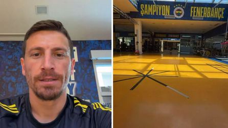 Mert Hakan Yandaş Yıldız Tilbe ile antrenman yaptı