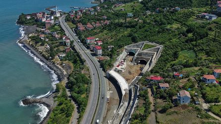 Trabzon Güney Çevre Yolu Projesi'nde Çalışmalar Devam Ediyor