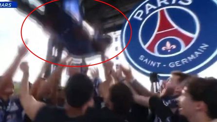 PSG'nin Şampiyonlar Ligi Kutlamalarında Ousmane Dembele Eğlenceli Anlar Yaşadı