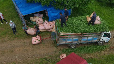 Hidrolik sistemle yük kaldırma aparatı üretildi