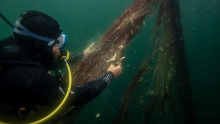 Marmara Denizi'nden çıkarılan devasa hayalet ağlar dikkat çekti