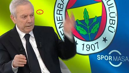 Aziz Yıldırım canlı yayında sinekle eğlenceli anlar yaşadı