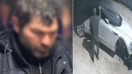 Sarıyer'de lüks otomobilden altın amblem çalındı