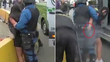 Şili'de canlı yayında silahlı saldırı gerçekleştirilmesiyle panik yaşandı