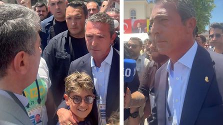 Fenerbahçe Genel Kurulu'nda Ali Koç'a yoğun ilgi gösterildi