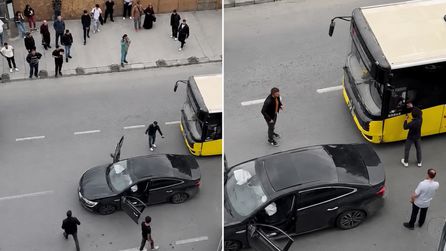 Arnavutköy'de İETT otobüsü kazasına neden olan sürücü tepki gösterdi