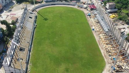 Osmaniye'de deprem sonrası stadyum inşaatında ilerleme kaydedildi