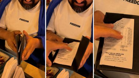 Ayvalık'ta restoran hesabı 8 bin 890 TL olarak kesildi
