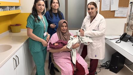 Kahramanmaraş'ta 10 yıl sonra üçüz bebek dünyaya geldi