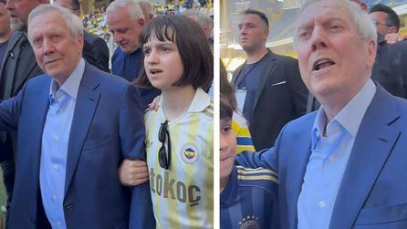 Fenerbahçe Genel Kurulu'nda Aziz Yıldırım'ın duygusal anları