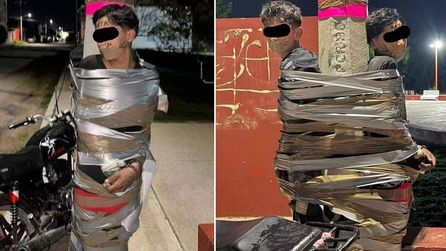 Lagos de Moreno'da gizemli kahraman motosiklet hırsızlarını etkisiz hale getirdi