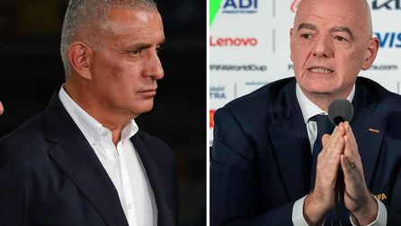TFF Başkanı Hacıosmanoğlu, Infantino ile Dünya Kupası sistemini görüştü