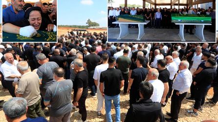 Baba ve 9 aylık oğlu aynı mezara defnedildi