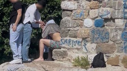Amasra'daki tarihi yapılar vandalizme uğradı, polis soruşturma başlattı