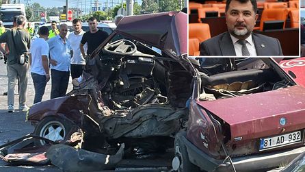 Düzce'de AK Parti Milletvekili Ercan Öztürk Kaza Geçirdi