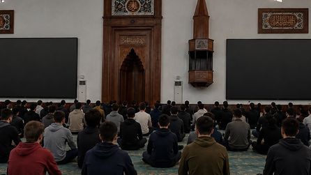 Hendek'teki camide dev ekran etkinliği müftülükten iptal edildi
