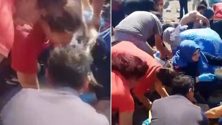 İzmir'de Babalar Günü'nde Boğulma Tehlikesi Geçiren Aile Hastaneye Kaldırıldı