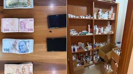 Erdemli'de sahte doktor operasyonu: Yüklü miktarda para ele geçirildi
