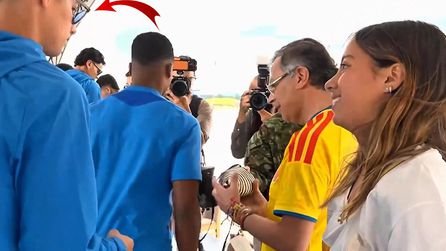 Kolombiya'da futbolcu James Rodriguez ile tartışma yaşandı