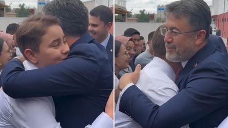 Tarım Bakanı Yumaklı'nın Kayseri'deki genç taraftarla diyaloğu
