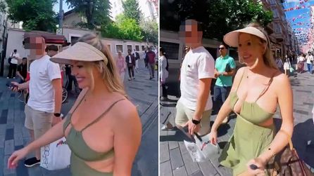 Rus turist İstiklal Caddesi'nde ilginç bir diyalog yaşadı