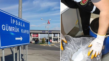 Edirne İpsala Gümrük Kapısı'nda büyük uyuşturucu operasyonu