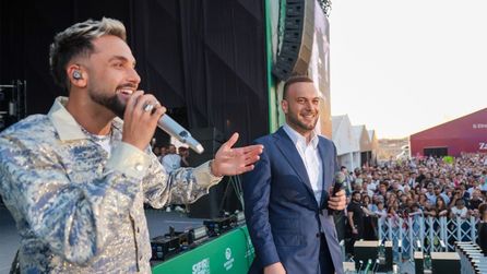 Sefo, Sıfır Atık Festivali'nde A Milli Takım için özel şarkı seslendirdi