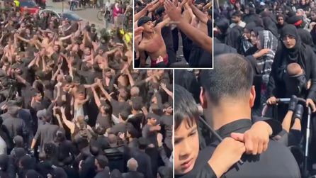 Manchester'da İmam Hüseyin'i Anma Yürüyüşü Düzenlendi