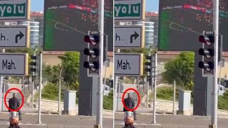 Ankara'da milli maçı izleyen tek taraftar dikkat çekti