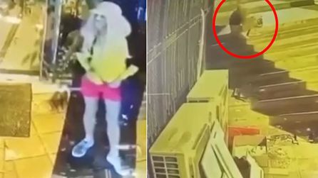 Bursa'da mini etekle hırsızlık yapan erkek kameralara yakalandı
