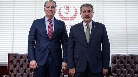 Erbakan ve Destici, BBP Genel Merkezinde bir araya geldi